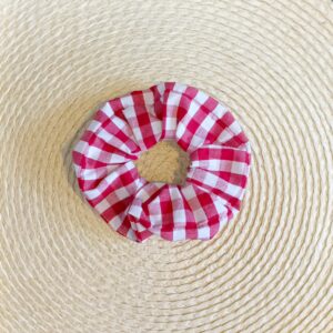 scrunchie vichy rojo cosetti