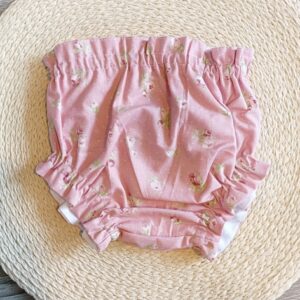 cubrepañal flores rosas 3 6 meses