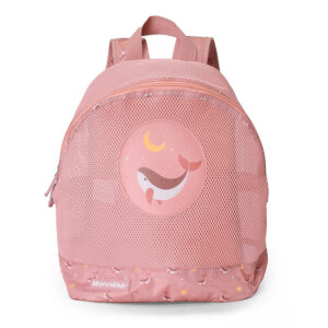 mochila infantil antiarena whale pink