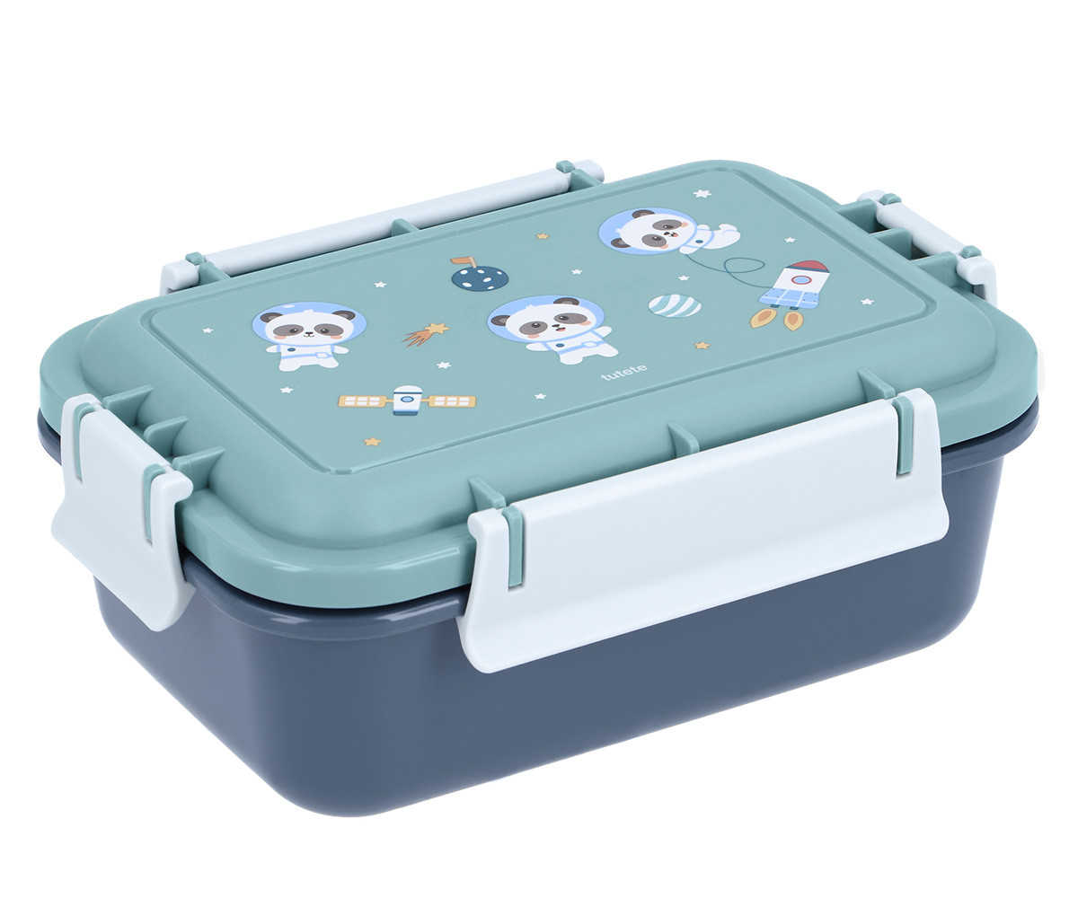 caja almuerzo bento pandas in space